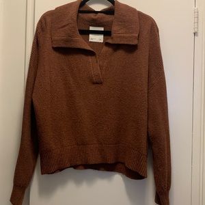 Abercrombie & Fitch collared sweater